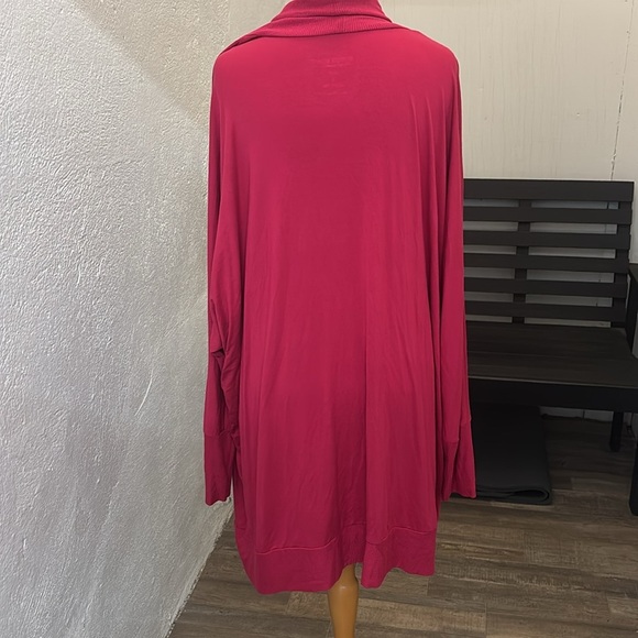 Torrid Super Soft Hot Pink Cardigan Dolman Sleeve Open Front Size 2X - Picture 4 of 4